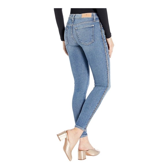 7 For All Mankind The Ankle Skinny Size 27 - Picture 2 of 8